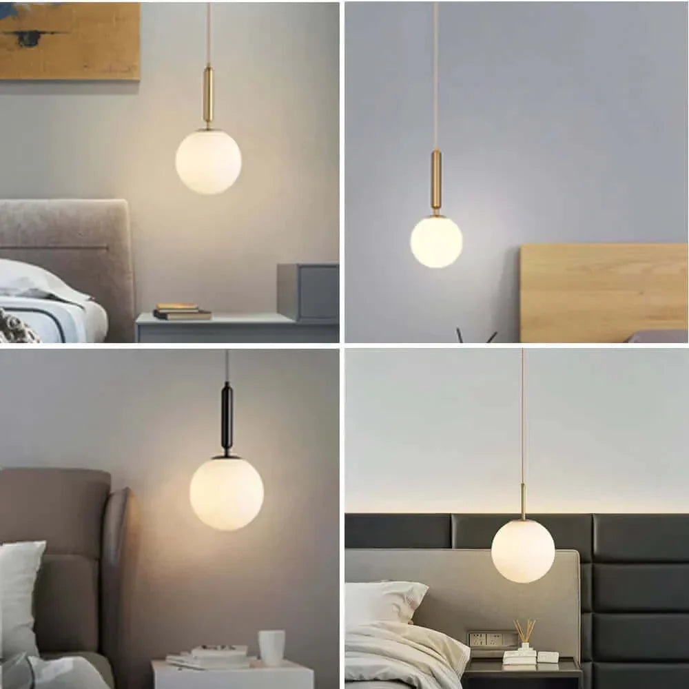 Stornfield | Mid-Century Modern Globe Glass Pendant Light