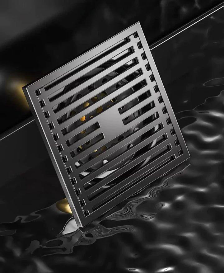 AquaShield Square Stainless Steel Floor Drain Stornfield