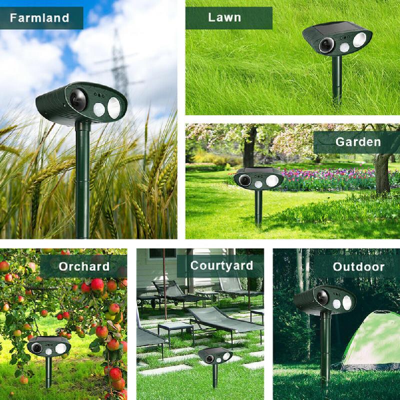 Solar Powered Ultrasonic Animal Repeller | Stornfield