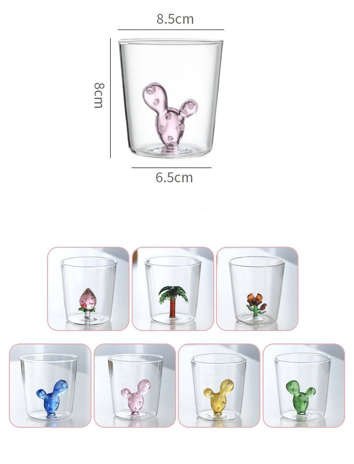 Stornfield | Tasse en verre Cactus