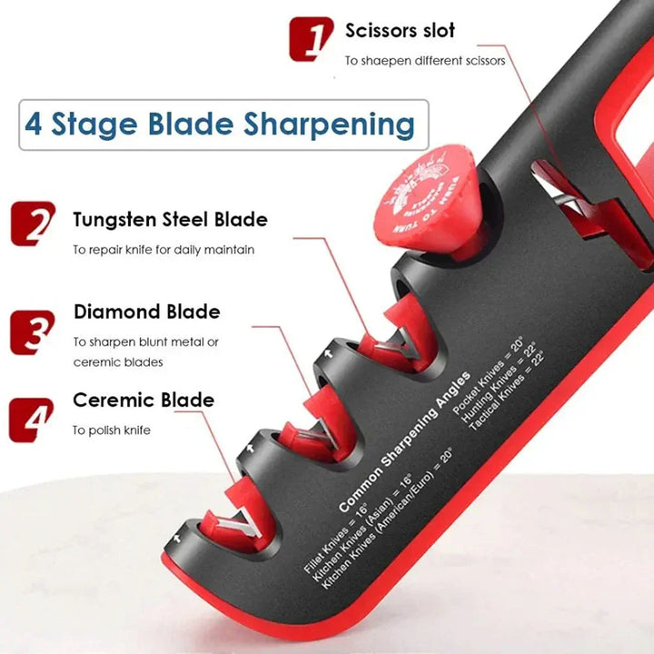 Stornfield | Professional 4-in-1 Knife Sharpener (1+1 Free) - EdgeSharp