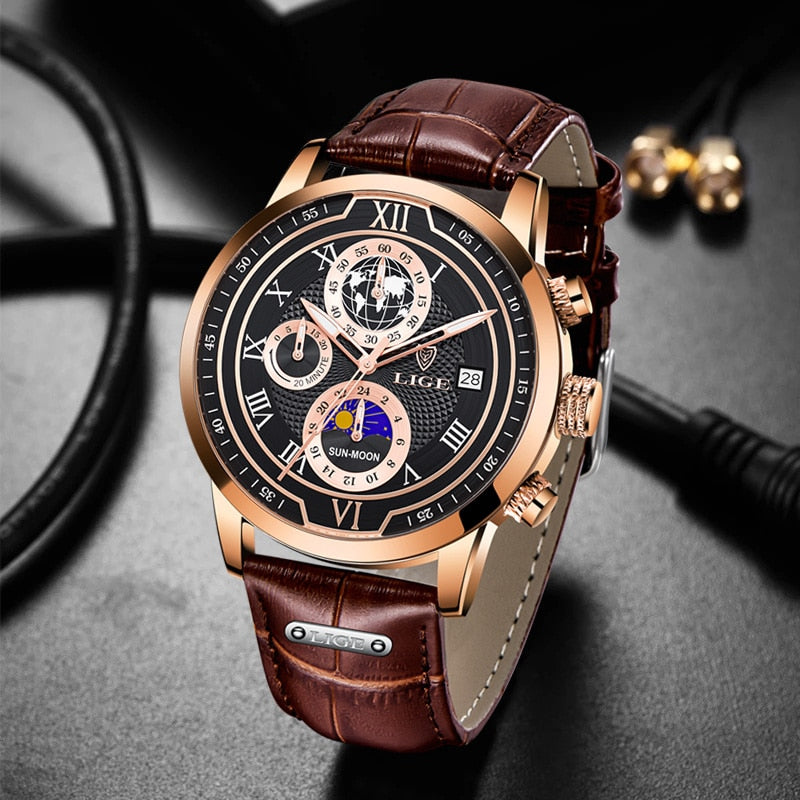 Stornfield | Classic Chronograph Men’s Watch | Stylish & Functional Luxury Wristwatch for Every Occasion
