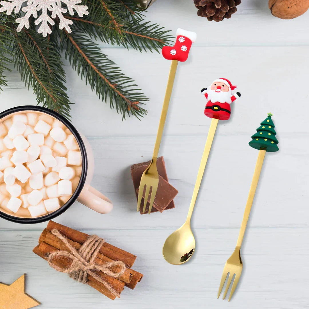 Elegant Christmas cutlery set for festive occasions | Stornfield