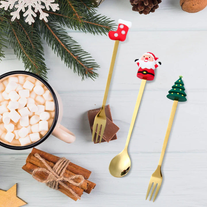 Elegant Christmas cutlery set for festive occasions | Stornfield