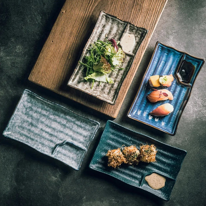 Assiettes à Sushi en Céramique Artisanale Stornfield