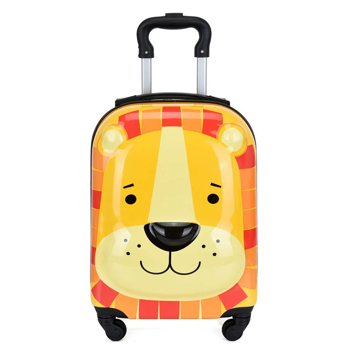 Sydney Kids Suitcase – 3D Animal Trolley with 360° Wheels and Adjustable Handle | Lightweight & Shockproof | Stornfield