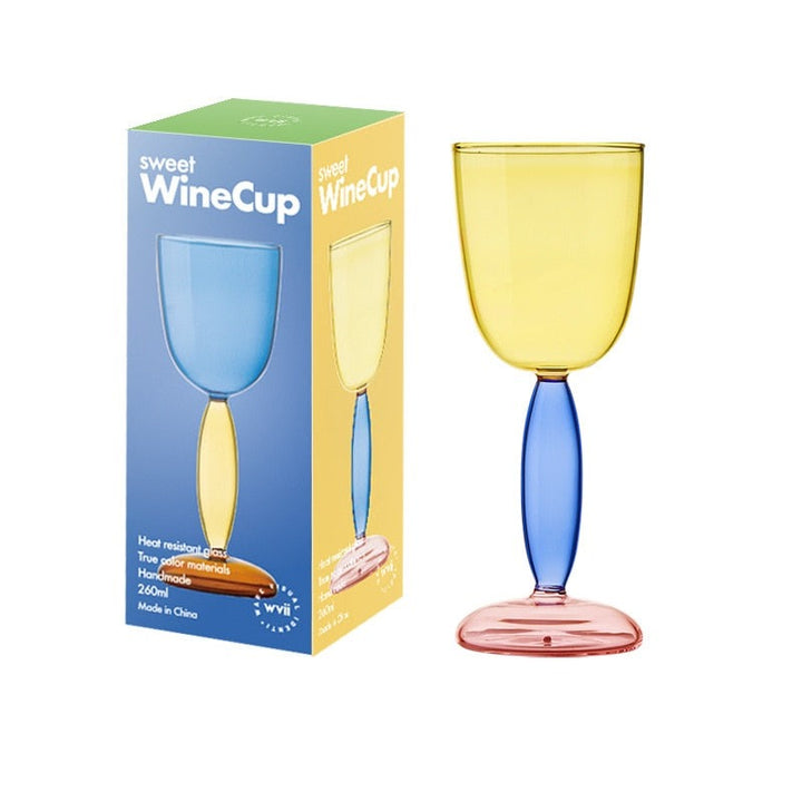 Stornfield | 3-Color Borosilicate Glass - Wine Glass