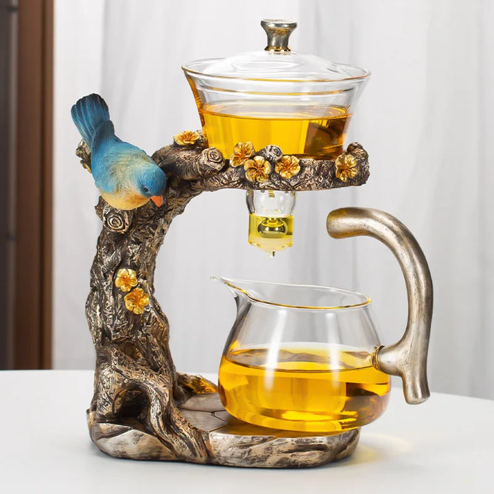 Stornfield | Kung Fu Teapot Magnetic Semi-Automatic Household Glass Tea Making Tool Tea Set