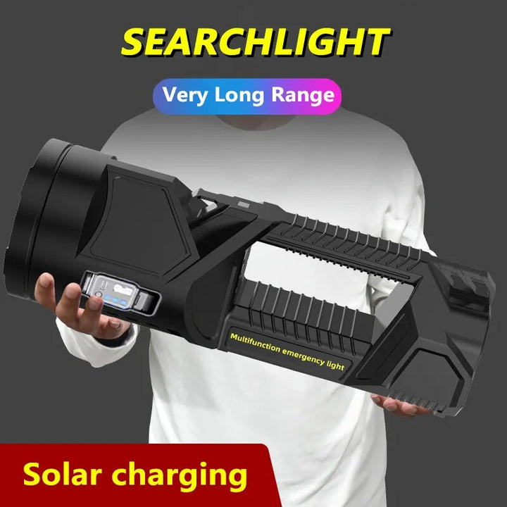 Solar High-Power Multifunctional Flashlight | Stornfield