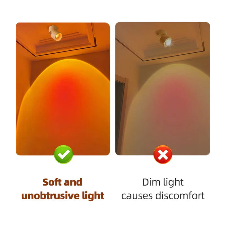LED Sunset Atmosphere Wall Spotlight | Stonrfield