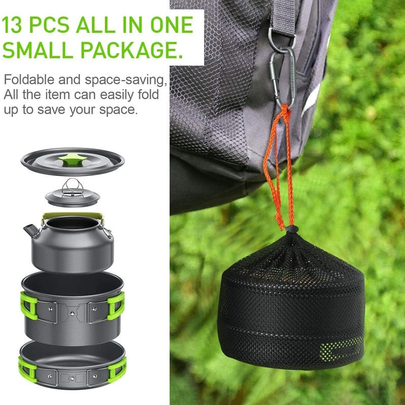 Camping Travel Cookware Kit | Stornfield