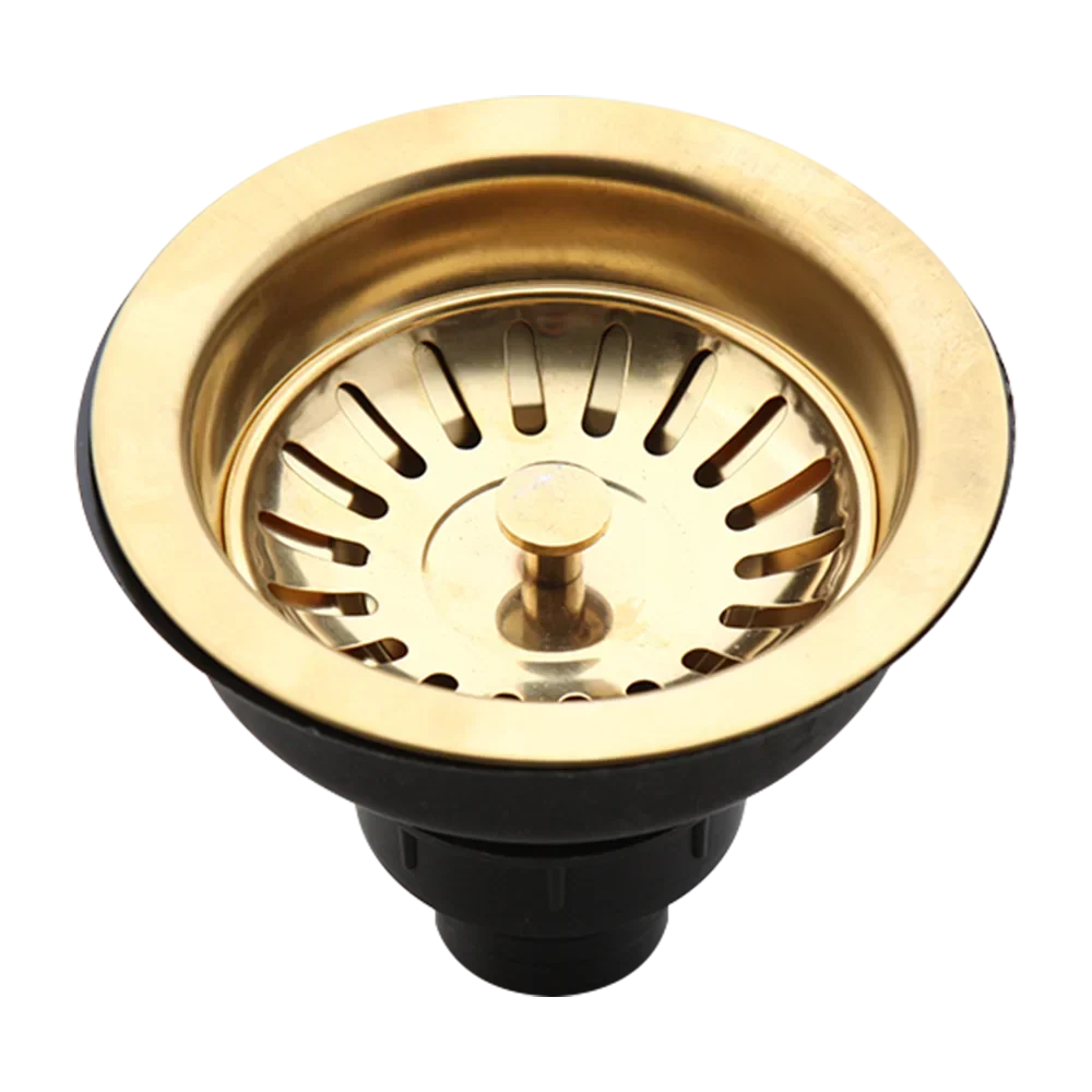 AquaGuard Stainless Steel Sink Strainer with Odor Filter – Pop-Up Stopper & Anti-Blocking Basket Stornfield