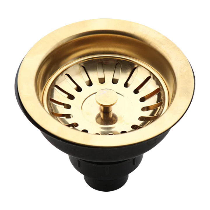 AquaGuard Stainless Steel Sink Strainer with Odor Filter – Pop-Up Stopper & Anti-Blocking Basket Stornfield