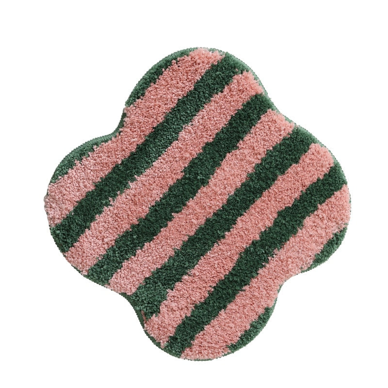 Stornfield | Striped Quilted Chair Cushion