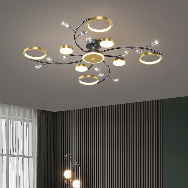 Stornfield | GlowDrape Dimmable Pendant Light | Modern Design | LED Light with Variable Brightness | Perfect for Living Room & Dining Room