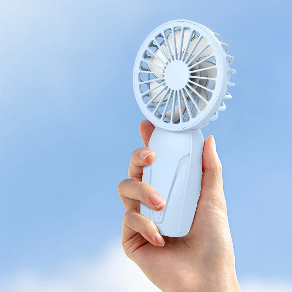 Portable Handheld Mini Fan – Lightweight ABS USB Rechargeable Pocket Fan for On-the-Go Cooling | Stornfield