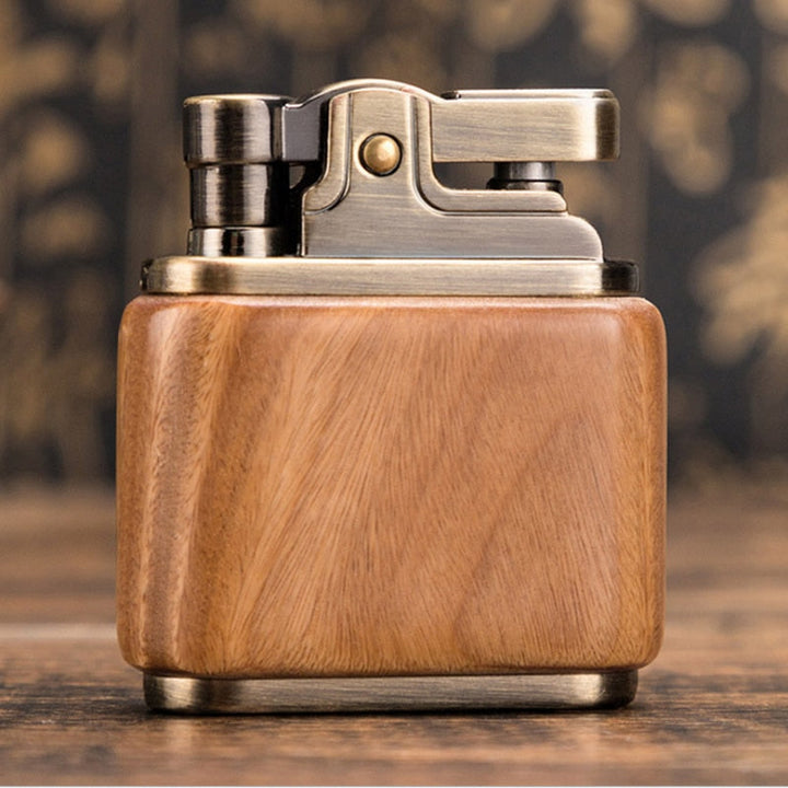 Wooden Vintage Spark Kerosene Lighter | Stornfield