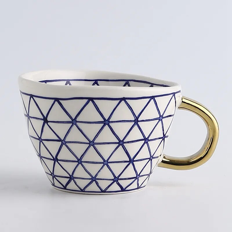 Stornfield | GeoMug Designer Bags & Mugs | Elegant Ceramics | Modern Geometric Patterns