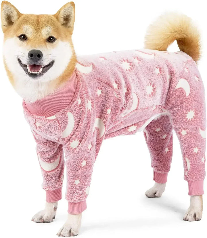 Stornfield Warm Winter Dog Pajamas, Fluffy and Stretchy