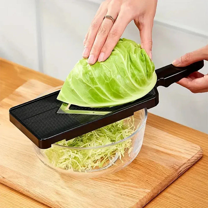 Stornfield | SchnittWerk Cabbage Shredder made of stainless steel | Fine slicer for vegetables & salads | Non-slip & sharp | Ideal for cabbage & raw vegetables