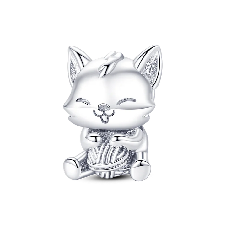 Stornfield | 925 Sterling Silver Charms, Leopard Gold Beads, Colorful Chameleon Rhino Lion Beetle Cat Pendant Compatible with Original Pandora Bracelet Jewelry