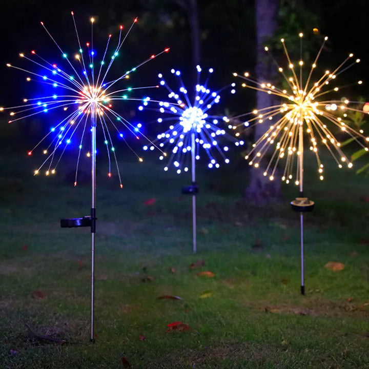 LED Solar Firework Fairy Outdoor Pathway Lights | Stornfield