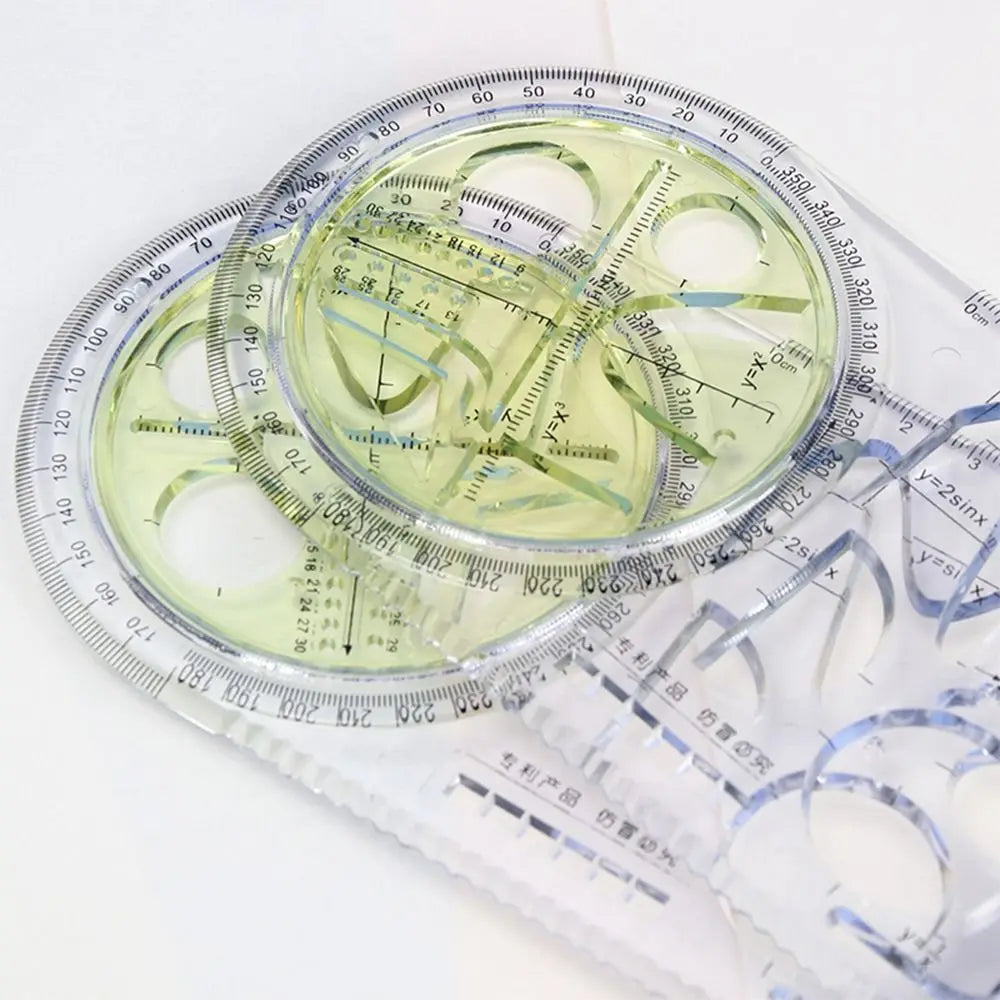 Math Genius Multi-Angle Drawing Precision Ruler | Stornfield