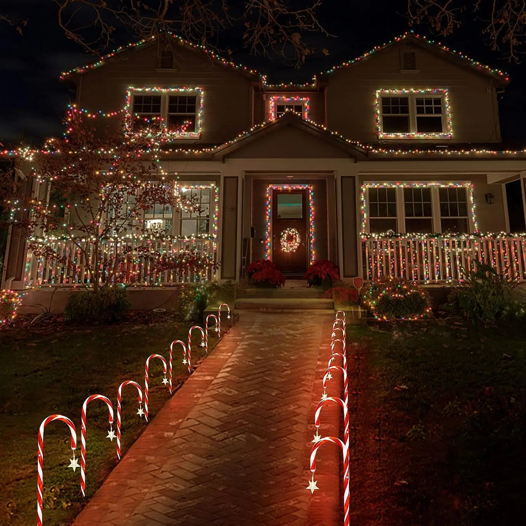 Zucker Crystal String Lights | Outdoor Christmas Lighting | Stornfield