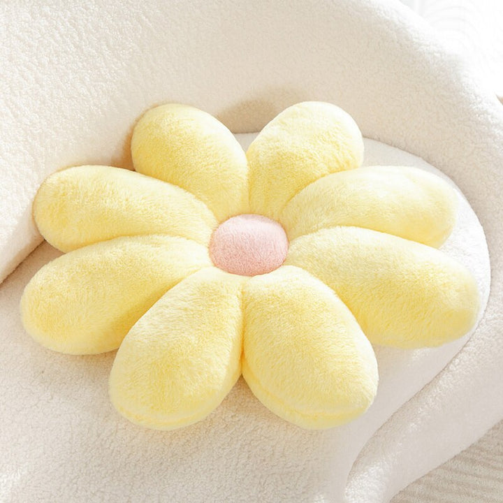 Fluffy Daisy Cushion - Pastel | Stornfield