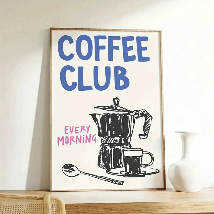 Coffee Club Wall Art | Stornfield