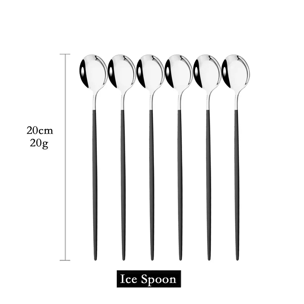 Stornfield | 6-Piece Gold Long Spoon Set