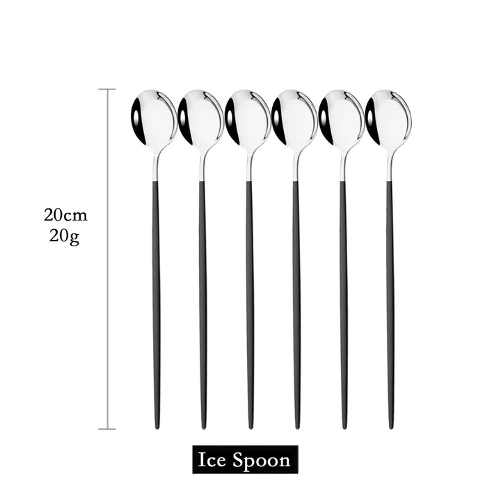Stornfield | 6-Piece Gold Long Spoon Set