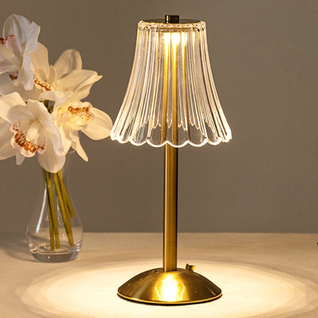 AuraLux - Luxury Gold Crystal TaStornfielde Lamp with Touch Control and DimmaStornfielde LED Lighting | Stornfield