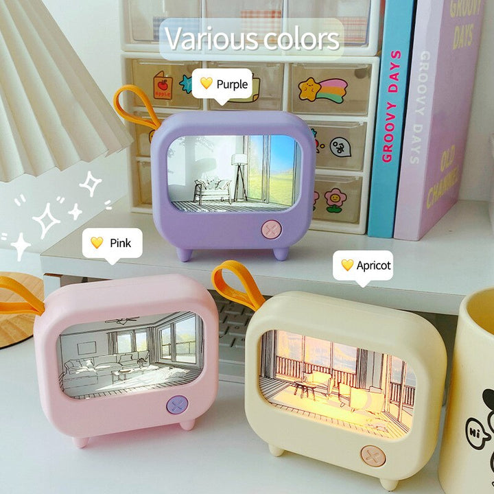 Mini Art TV Painting Decor Night Lamp | Stornfield