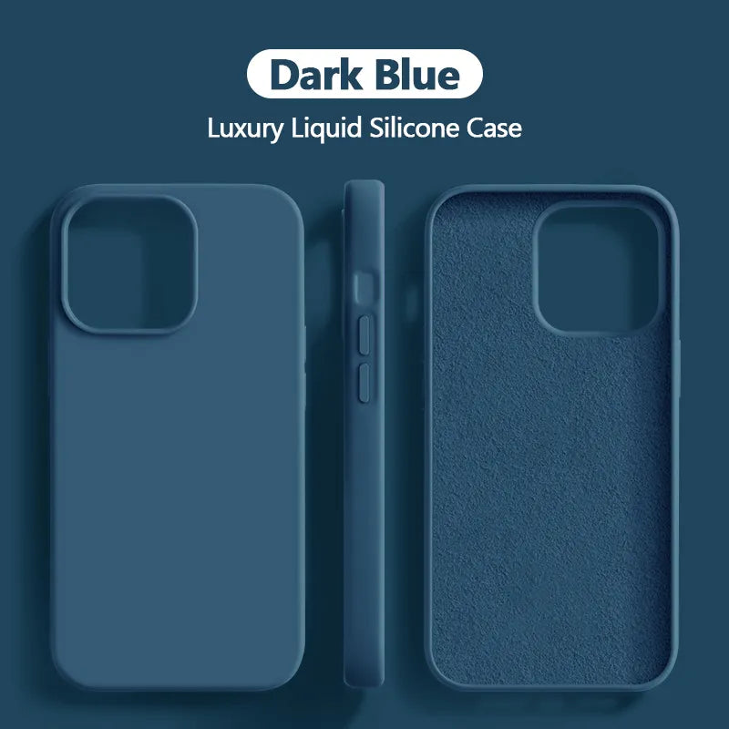 Stornfield | Shockproof Liquid Silicone Case for iPhone 15 14 13