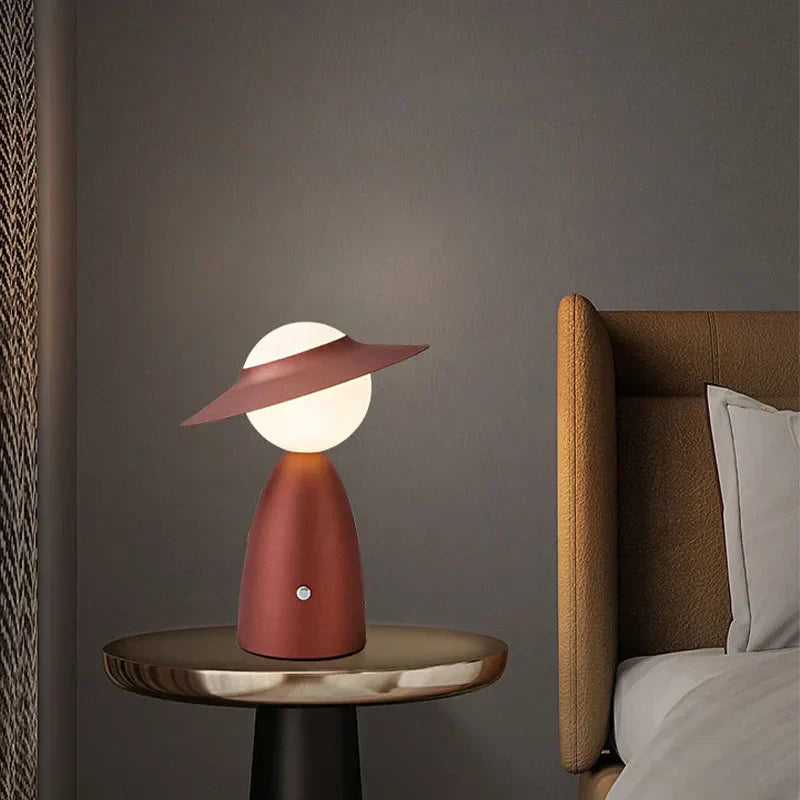 Stornfield | Men's Battery-Operated Table Lamp with Hat