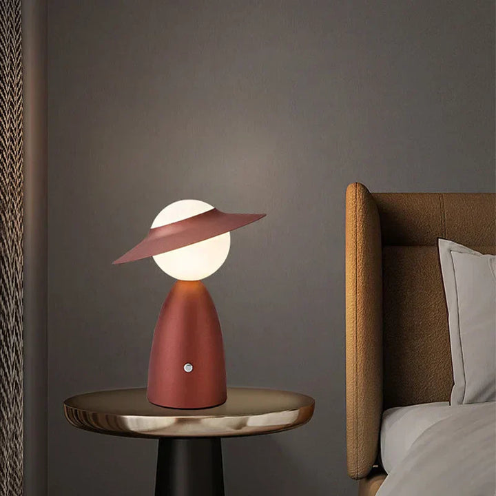 Stornfield | Men's Battery-Operated Table Lamp with Hat