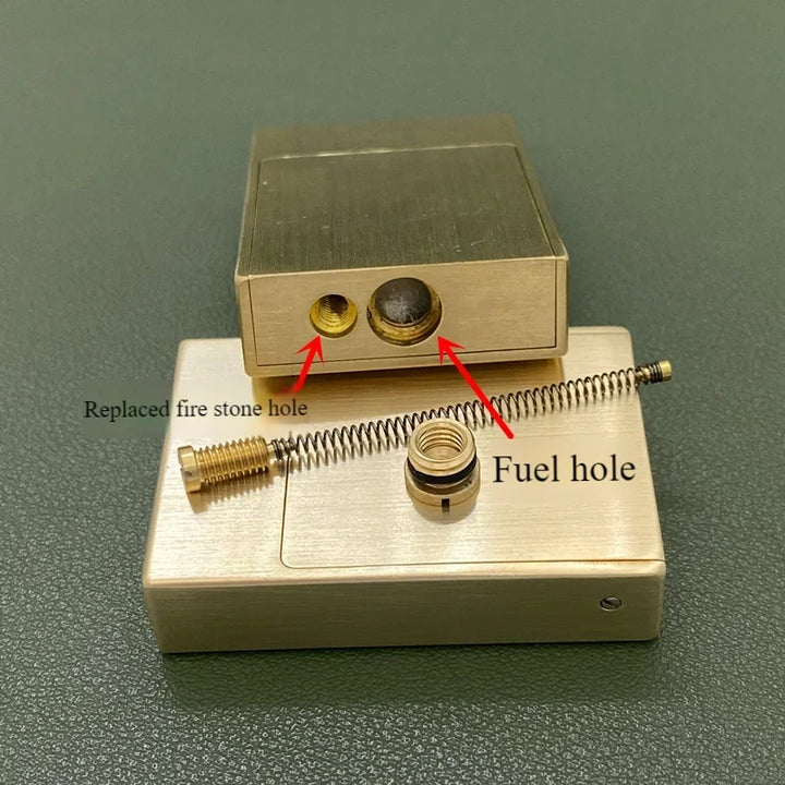 Timeless Brass Matchbox Handmade Kerosene Lighter | Stornfield
