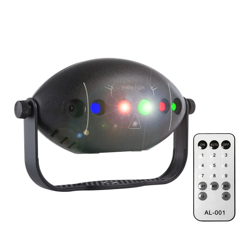 Stornfield | RGB Disco Laser Projector DJ Stage Lights - Strobe Club Home Party Lamp Holiday Decoration for Party Atmosphere