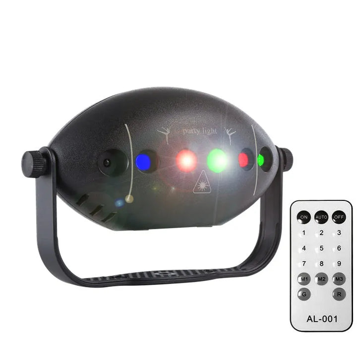 Stornfield | RGB Disco Laser Projector DJ Stage Lights - Strobe Club Home Party Lamp Holiday Decoration for Party Atmosphere