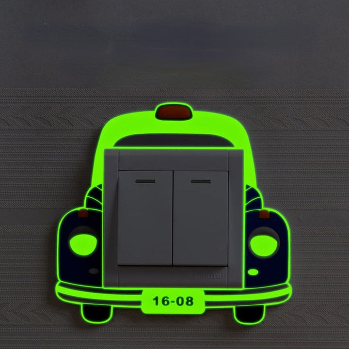 3D Luminous Cartoon Animals Switch Cover | Stornfield