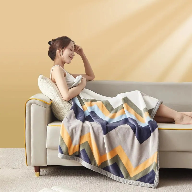 Extra Soft Thickened Flannel Blanket – Cozy Nap & Air Conditioning Throw | Stornfield
