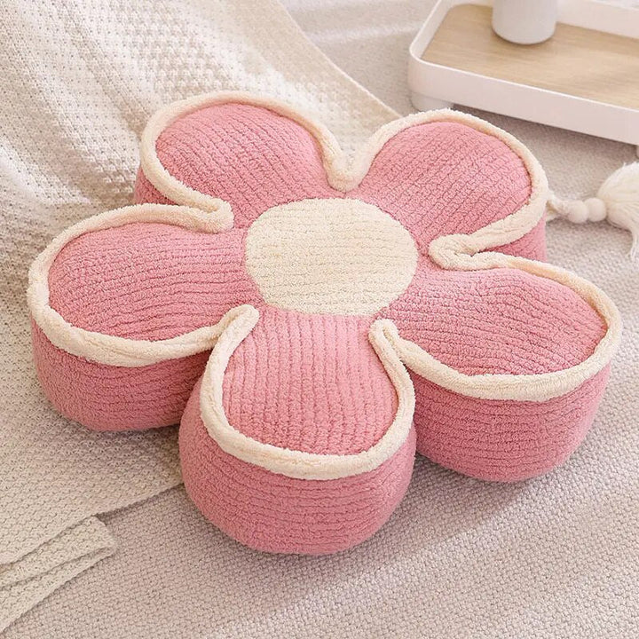 Pastel Plush Flower Cushion | Stornfield
