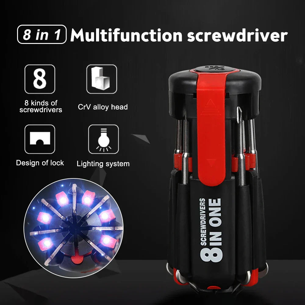 Bright Fix 8in1 LED Multi-Tool Screwdriver | Stornfield