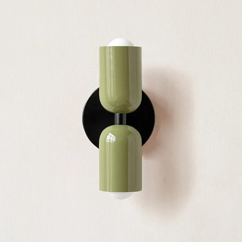 Stornfield | Double Head Wall Light Black Base