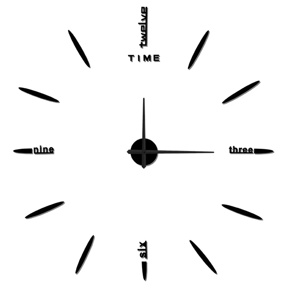 Stornfield | New large unique style acrylic wall clock