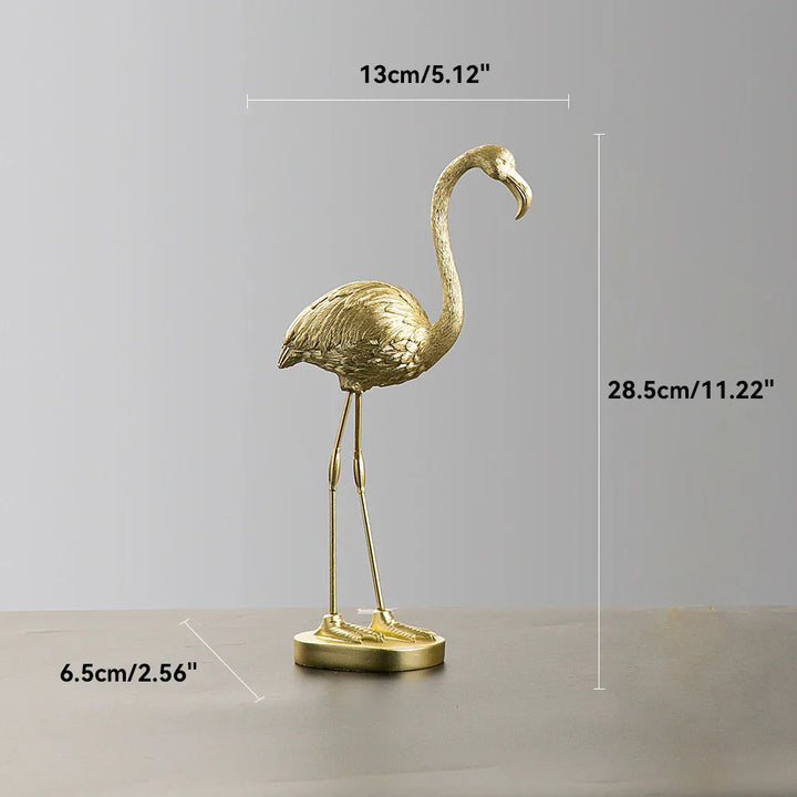 Stornfield | Nordic Flamingo Figurine Figure Statue Sculpture Living Room Office Wedding Party Ornaments Home Decor Decoration Accessories