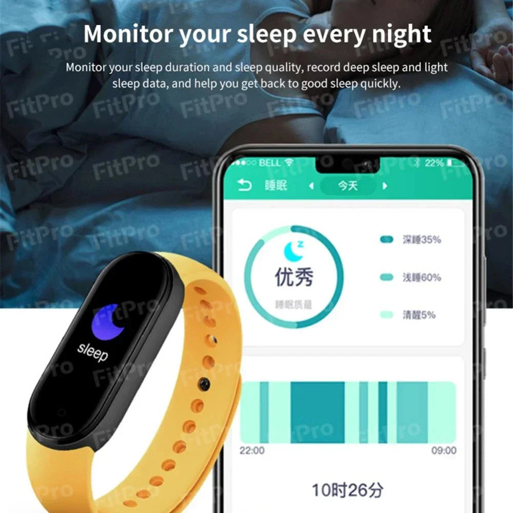 Stornfield | M7 Smartwatch Men Women Smartband Heart Rate Monitor Fitness Watch Blood Pressure Tracker Sport Bracelet for Xiaomi iPhone