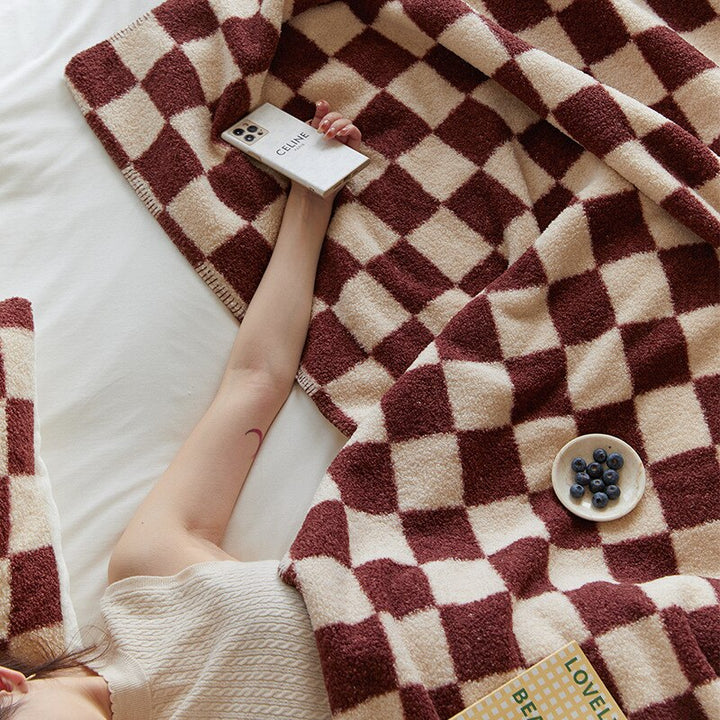 Plain Check Throw | Stornfield