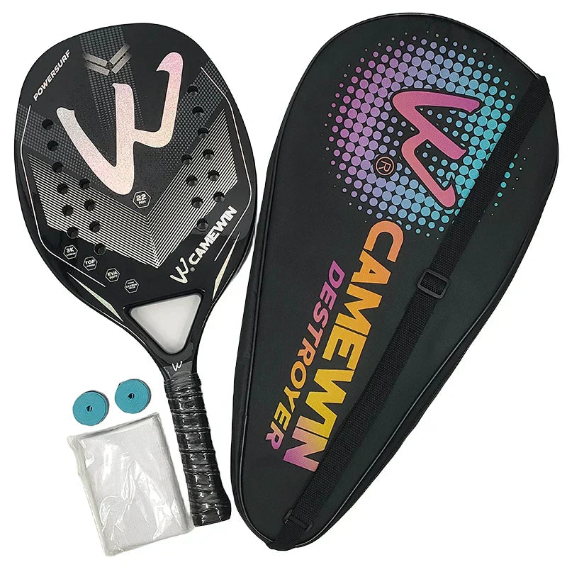 Stornfield | ProCarbo Grip – 3K Carbon Beach Tennis Racket